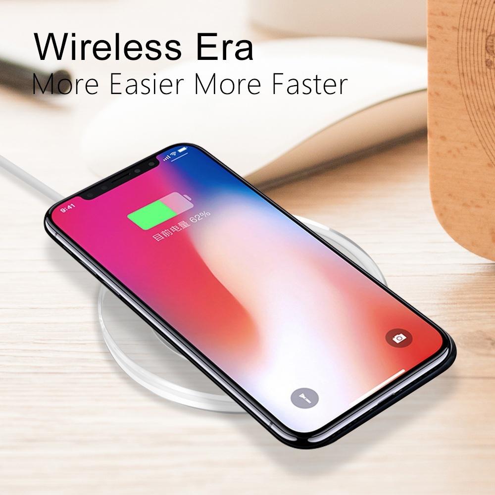 Ultra Thin QI Wireless Phone Quick Charge for iOS Phone and All QI Standard Smartphones