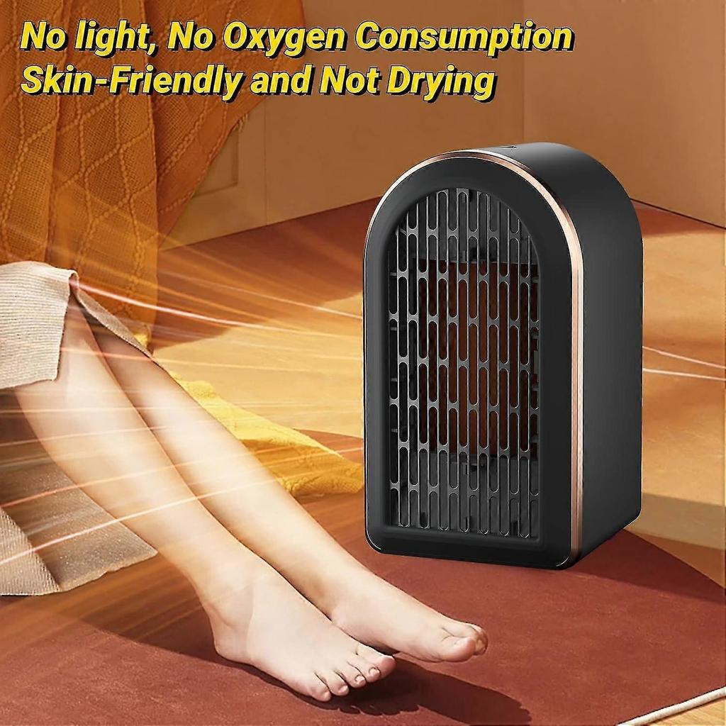 Space Heater Indoor, Portable Space Heater Electric Heater, Thermostat And Overheat Protection, Energy Efficient Heater For Office Bedroom Indoor Use