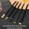 5 Pairs Non -Slip Fiberglass Chopsticks Reusable Multi-Style Chopstick Set Multipack Fancy Chopsticks