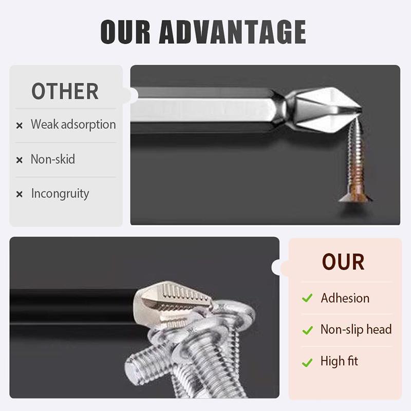 High Magnetic Screwdriver Drill Bit Set Strong Magnetic Durability Screwdriver Drill Bit Set Universal Anti-Slip Magnetic