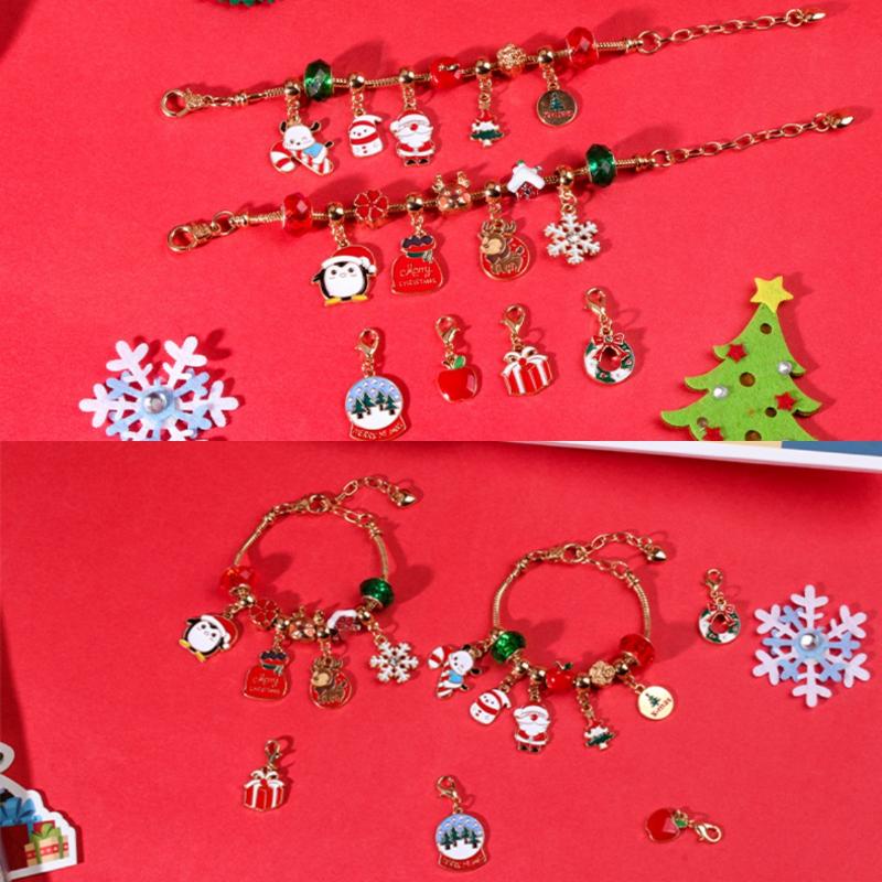 Christmas Children  Bracelet 24 Day Countdown Advent Calendar  Year Party Gift Box Decoration Festival Gifts Blind Box