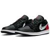 Jordan 1 Niedriger Pinselstrich Swoosh Schwarz Jordan DA4659-001