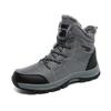 High-top velvet hiking shoes outdoor non-slip and wear-resistant men's breathable casual sports shoes lace-up warm men's shoes