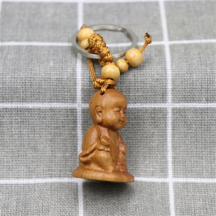 Versatile Buddhas Pendant Keychain Wealth Luck Keyring for Everyday Use