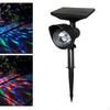 Solar Lawn Garden Carnival Projector Moving Light Shower Walkway for Yard
