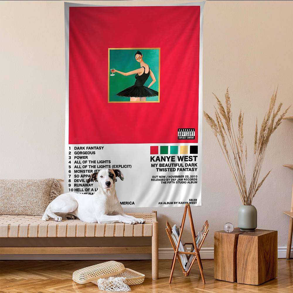 KKanye SINGER Westwebp Colorful Tapestry Wall Hanging Cheap Hippie Wall Hanging Bohemian Wall Tapestries Mandala Sheets