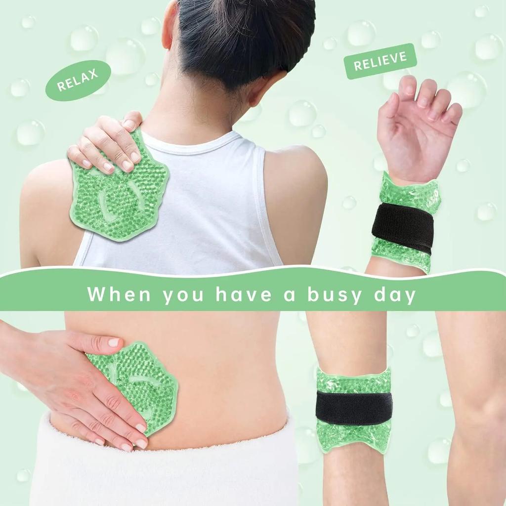 Ankle Foot Ice Pack Wrap for Injuries Reusable Gel Bead Ice Pack Personal Care Products Ankle Support Ankle Pad