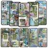 Claude Monet Kunst Telefoonhoesje voor Samsung A51 A71 A21S A12 A11 A15 A25 A31 A41 A52 A32 A23 A33 A53 A73 A03S A05S A13 5G A72 Cover