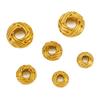 10pcs 5mm 6mm 8mm Never Fade Stainless Steel Large Hole Spacer Beads PVD Loose Necklace Bracelet Beads For Diy Jewelry Making
