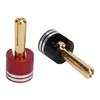 Heatsink  Plug Grip Aluminium Alloy and Copper Banana Plug Connectors with Heatsink