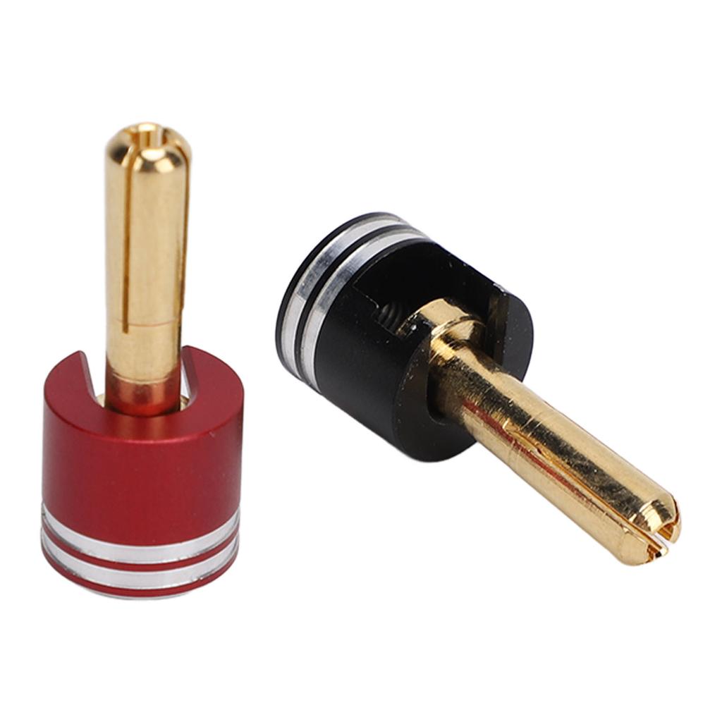 Heatsink  Plug Grip Aluminium Alloy and Copper Banana Plug Connectors with Heatsink