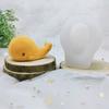 Whale Shaped Silicone Cake Mold Creative 3D Ocean Animal Candle Mould Easy Demolding Dessert Baking Mold Kitchen Tool
