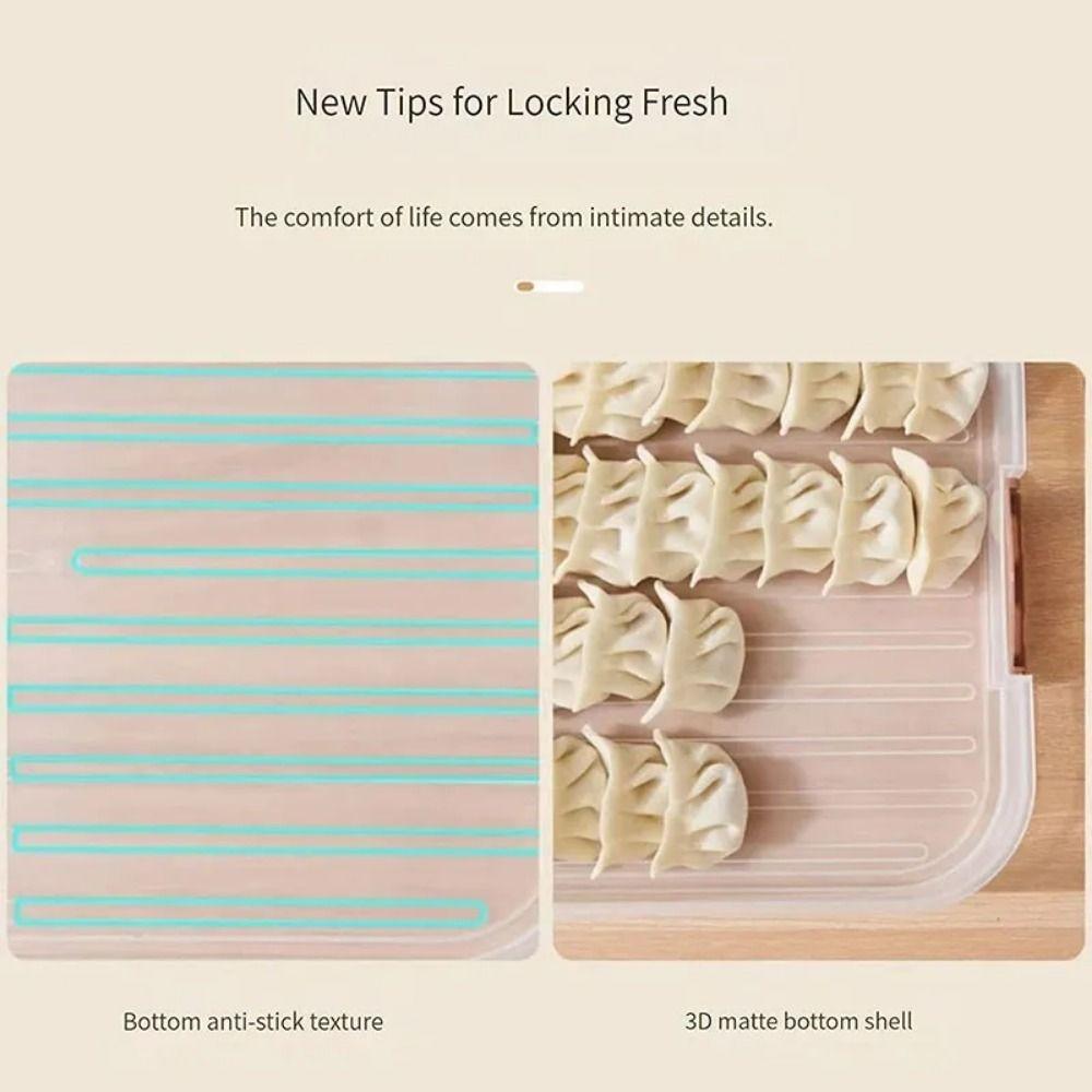 1Pcs 1/2/3/4 Layers Food Storage Box Multi-Layer Refrigerator Container New Dumpling Box