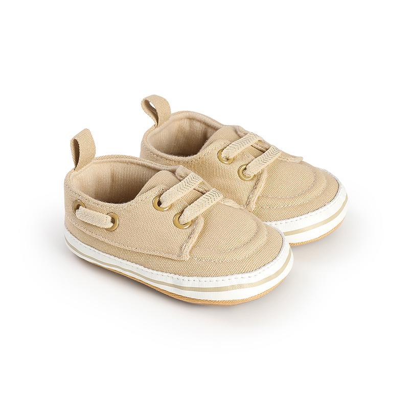 Non-Slip Canvas Slip-On Shoes for Babies 6-12 Months – Soft Sole, Stay-On Design for Boys and Girls