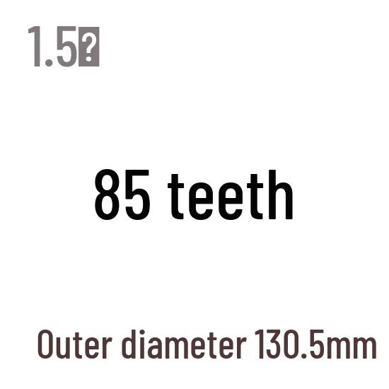 1,5M Modul Stirnrad, 13-120 Zähne, Stahl Zahnstange, 45 Stahl, Wärmebehandelt