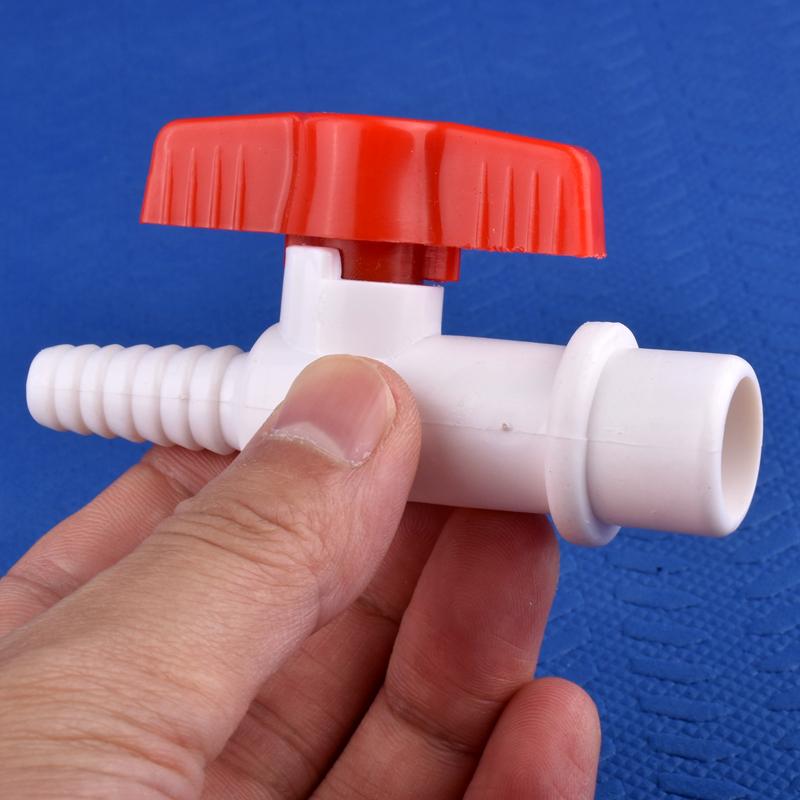 10Pcs/Lot Plastic Reducing Tee Connector 8mm 10mm Cross 4-Way 5-Ways Joint 1/2" Valve PVC Ball Valve