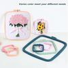 Square Embroidery Hoops Cross Stitch Hoop and ABS Plastic Embroidery Hoops for Sewing Needlework Cross Stitch Embroidery Project