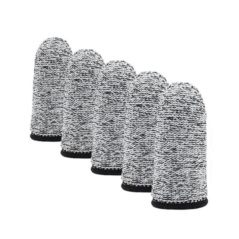 Level 5 Anti-Cut Finger Cover High-Strength Safety Flexible Anti Cut Fingertip Gloves Kitchen Tool Reusable and Durable
