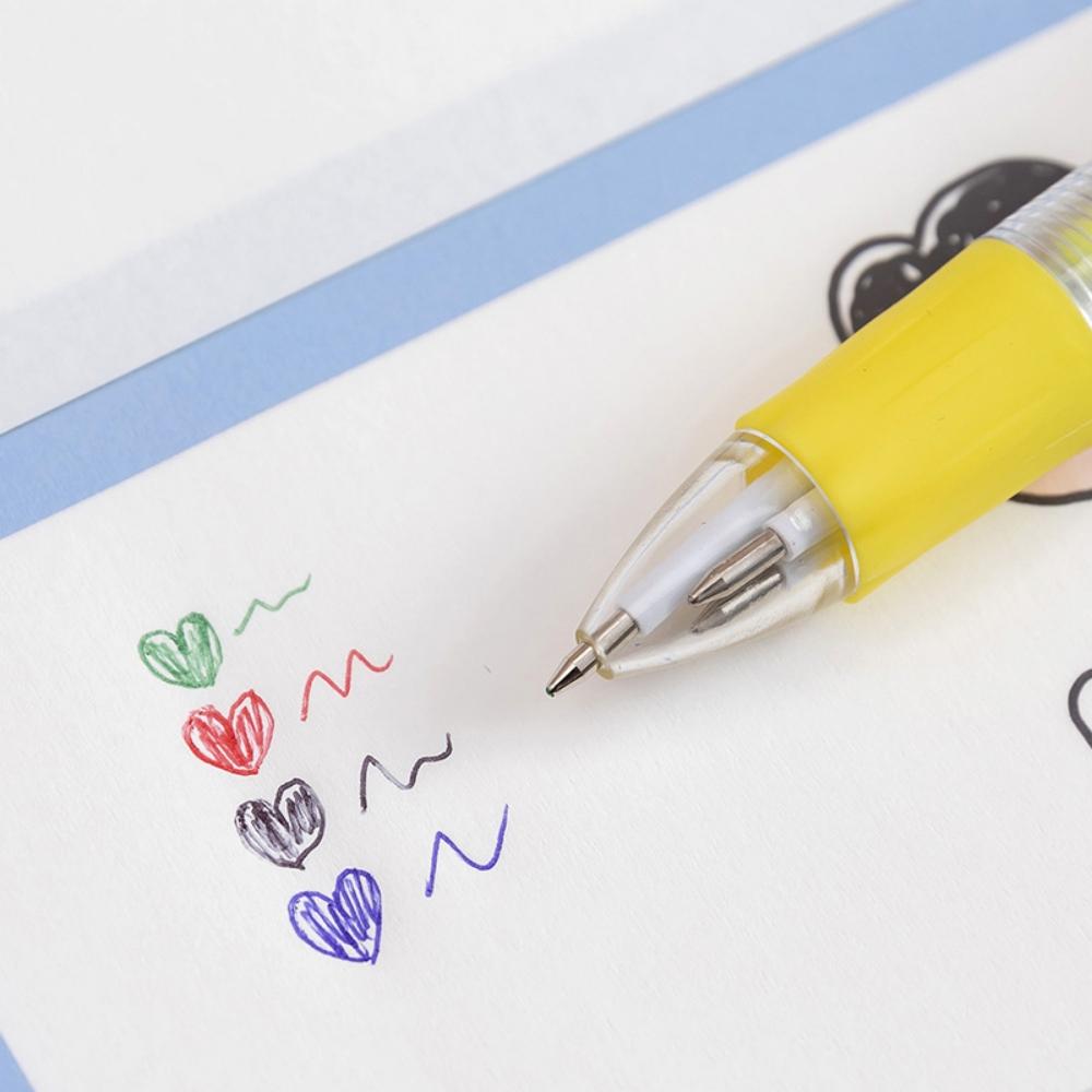 5-30 Pcs Cute Cartoon Four-color Pen for Kids Birthday Kindergarten Home-school Carnival Christmas Boys and Girls Gift Rewards