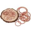 10PCS/Pack 2mm Thickness M4 5 6 7 8 10 12 14 15 16  17 18 20  21 22 24 25 26mm Copper Washer Solid Gasket Sump Plug Oil Seal