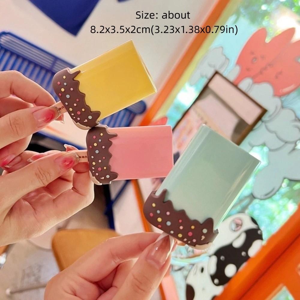 Ice Cream Style Contact Lens Case Leak-Proof Contact Lenses Case Contact Lens Box for Travel