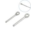 Stainless Steel 304 or 316 Wire Rope Fitting Hardware 3/4/5/6/8/10mm Swage Eye Terminal Cable Railing Tensioner