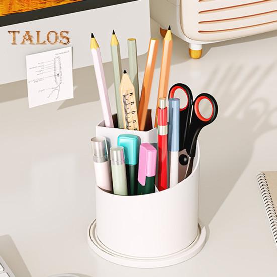 Toothbrush Holder with Cover Cosmetic Storage Box Organizer Dustproof 360-Degree Rotating Toothbrush Makeup Brush Holder