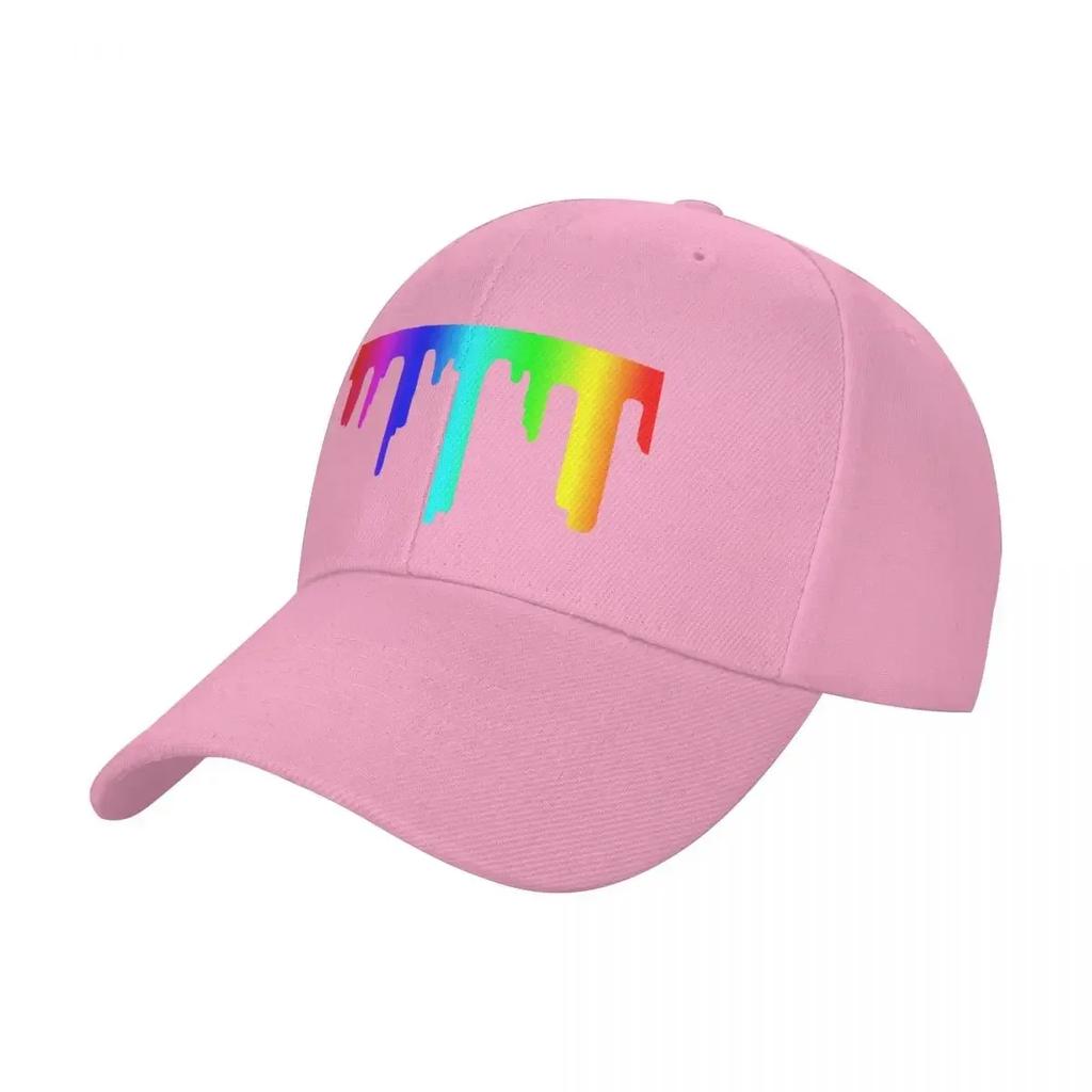 Rainbow Paint Drip Baseball Cap Sun Hat For Children Brand Unisex Cap Dad Hat Unisexs Tennis Womens