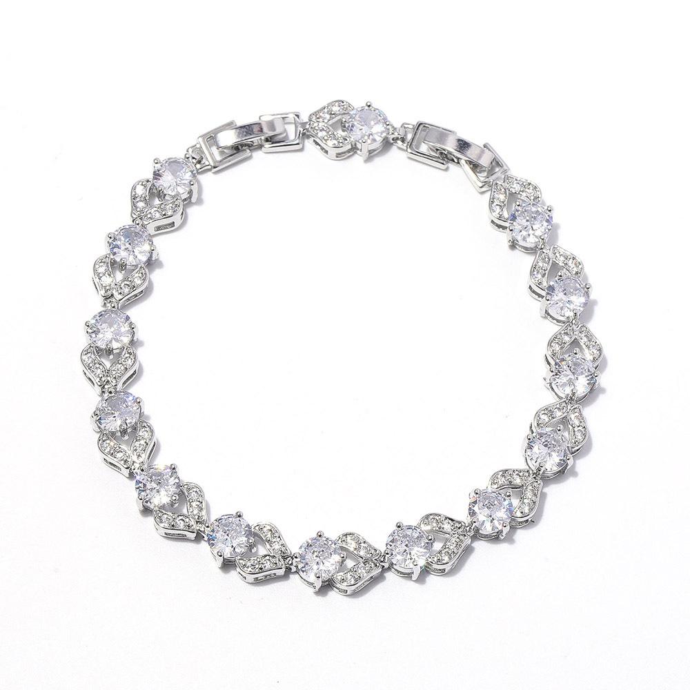 Bracelet Women'S Light Luxury Versatile Temperament Jewelry Zircon Adjustable High Value Jewelry Tide Jewelry