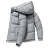 Herren Trendy Kapuzen-Wintermantel Schwarz-Gold Graphen - Lässig, Dick, Vielseitige Oberbekleidung
