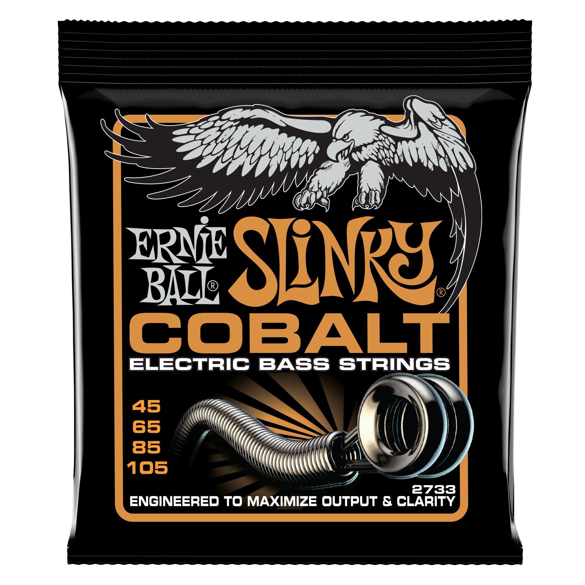 

ERNIE BALL 2733 Bass Strings COBALT HYBRID SLINKY BASS Cobalt Hybrid Slinky Bass [Оригінальний продукт] (45-105)
