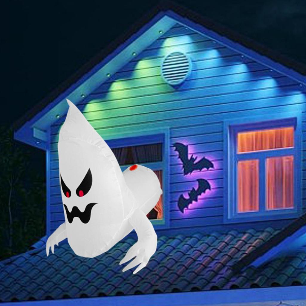 Halloween Inflatable Ghost Model Halloween Party Decoration Horror Sickle Ghost Garden Decoration For Porch Outside Holiday