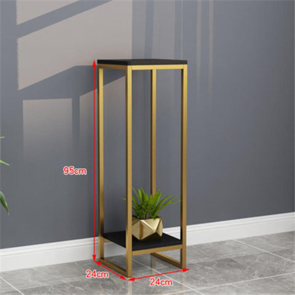 Indoor Stainless Steel Flower Shelf Nordic Simple Decoration Iron Art Plant Rack Balcony Floor-standing Flower Pot Stand