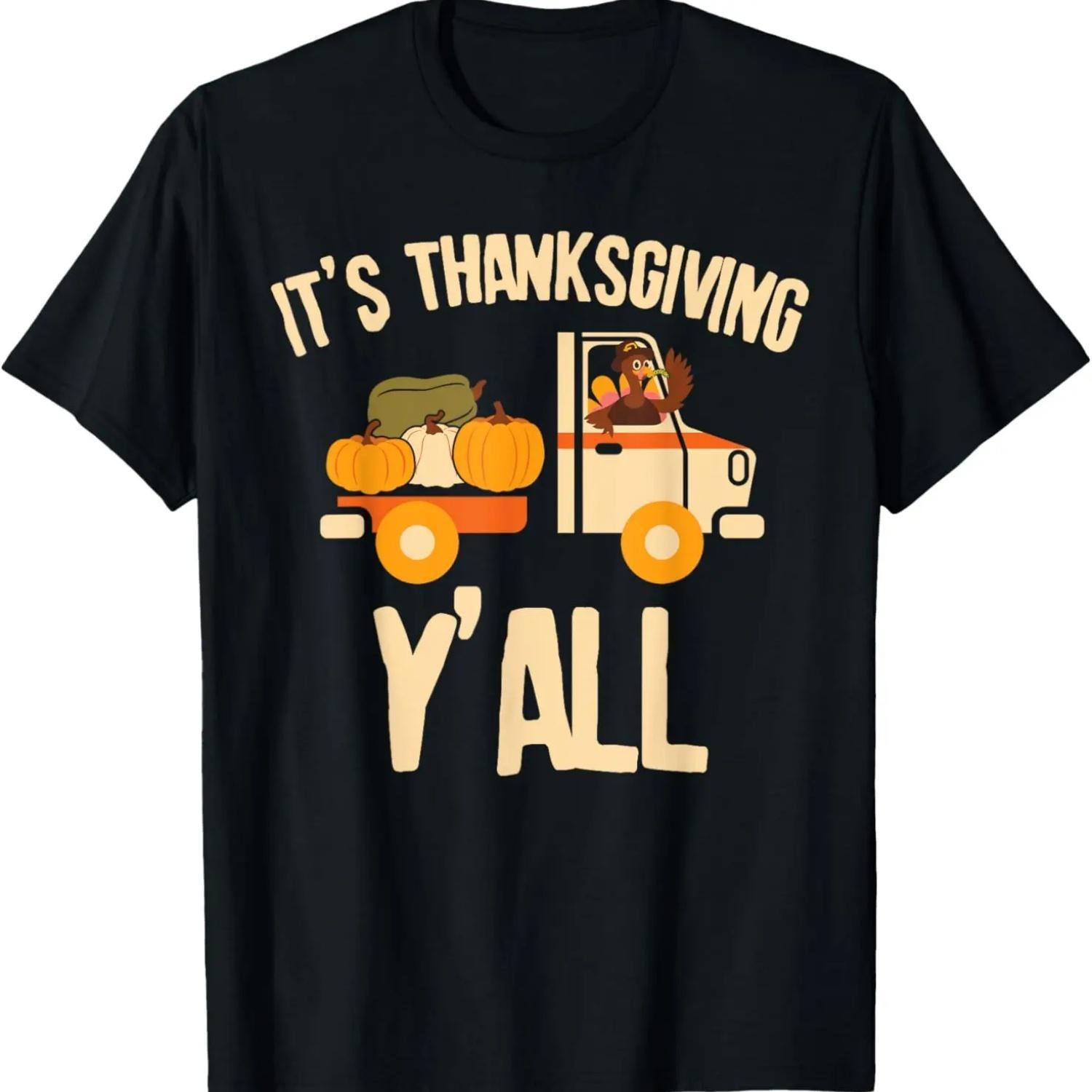 It’s Fall Y’all Boxer Dogs Pumpkin Coffee Thanksgiving Fall T-Shirt XXXXXL чёрный