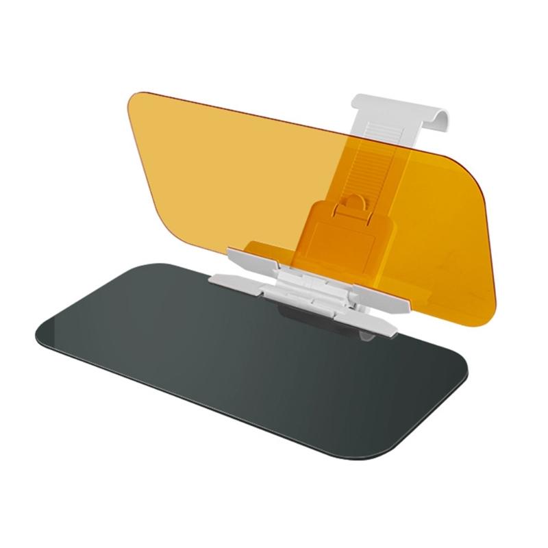 

2 in 1 Automobile Sun Anti-UV Block Visor NonGlare Anti-Dazzle Sunshade Mirror Goggles Shield for Driving Goggles