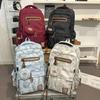Schoolbag Backpack Korean Version of College Style Tie-dye Casual Backpack Campus Class Junior High School Large Capacity Student Schoolbag Female