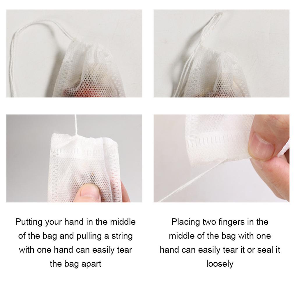 200pack/lot Tea Filter Bags - Essential For Tea Drinking quick Dissemination Tea Strainers Filters Filter Bags Empty