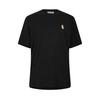 Maison Kitsuné Mens Embroidered Logo Cotton T-Shirt