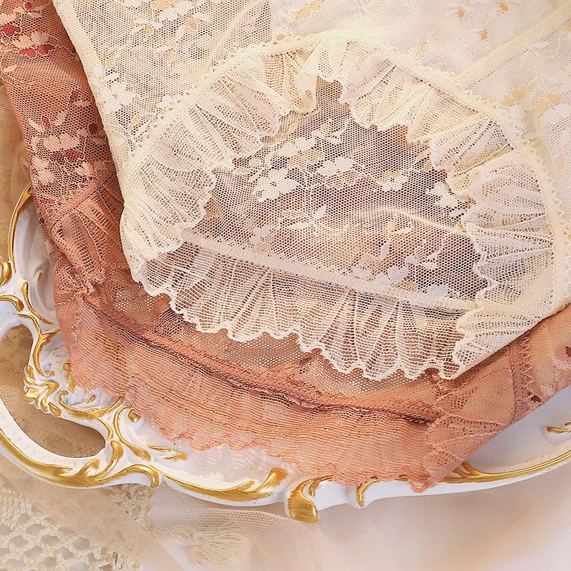 Krajkové kalhotky s vysokým pasem, kontrolou bříška a pozvednutím boků pro ženy plus size - Prodyšné, rozkrok z čisté bavlny, trojúhelníčkový střih.