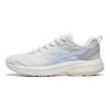 Li Ning Slip Resistant And Breathable Low top Casual Running Shoes Women's White Blue Purple ARXT014-4