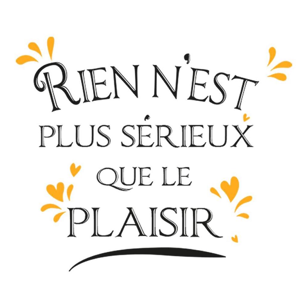 Les Trésors De Lily [P2754] - Sheet of Stickers 'Messages' ('Nothing Is More Serious Than Pleasure') - 50x70 Cm