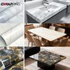 PVC Waterproof Self-adhesive Vinyl Floor Self Adhesive Wallpaper for Wall Border Marble Pattern Thick Modern Imitation Stickers