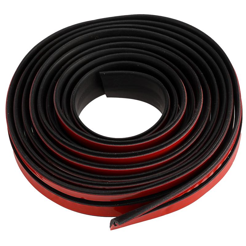 2m Car Windshield Roof Window Seal Weather Strip Noise Ulation T-Shape Moulding Trim Black