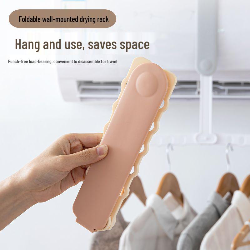 Foldable Portable Clothes Hanger - Space-Saving, Multi-functional Drying Rack for Travel, Business Trips, Dorms, and More