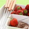 Sengin No Ya Petit Chocolat Chocolate Fondue Forks and Cheese Fondue Picks (24cm Long) with Wooden Handles, Set of 6