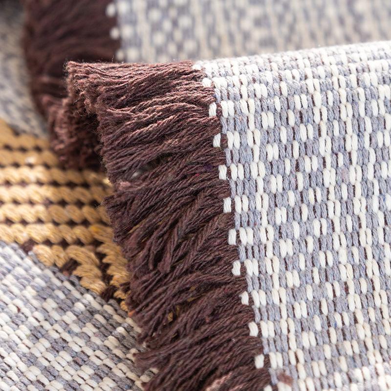 Cotton and Linen Sofa Cushion Non-Slip High-End Sofa Cover All-Inclusive Nordic Simple Thickened Cushion Cover Cloth Four Seasons Universal