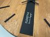 Wooden Wall Clock Oak Classic 50cm Black