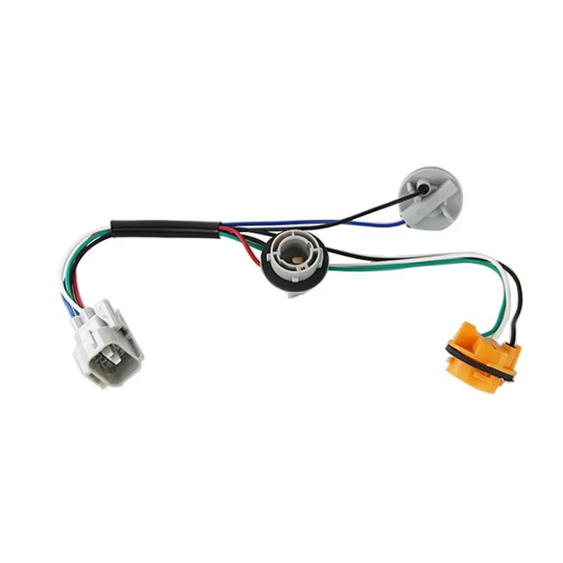 1Pc Tail Light Assembly With Wires For Toyota Hilux Revo Pickup Truck 2015-2018 Rear Taillight Warning Light Reversing Light