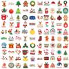 100 Christmas Cartoon Stickers, Christmas WaterproofDecoration, Guka Material, And Epoxy Resin Planner Stickers