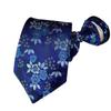 8Cm Polyester Men'S Zipper Tie, Easy-Pull Tie